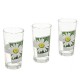 3 verres Zen/Fleurs